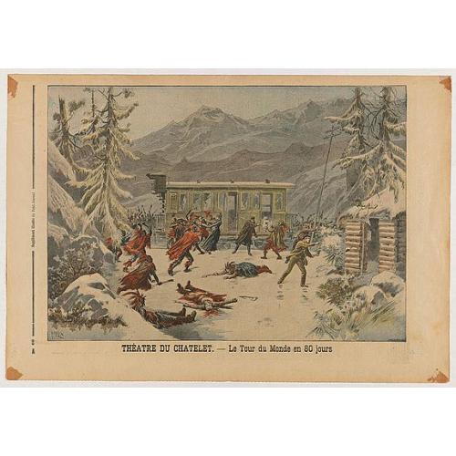 Le Petit Journal Illustré N°382 - Attentat contre le roi de Grece - Théatre du Chatelet: Le Tour du Monde en 80 jours.