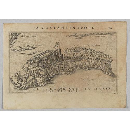 Old map image download for [San Nicola, Tremiti islands, in Italy. ]