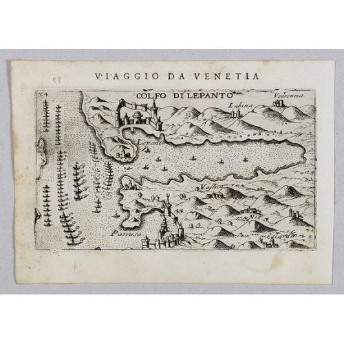 Golfo di Lepanto. [Map of the Gulf of Nafpaktos]