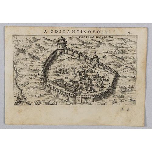 Old map image download for [View of Forteza d'Maina]