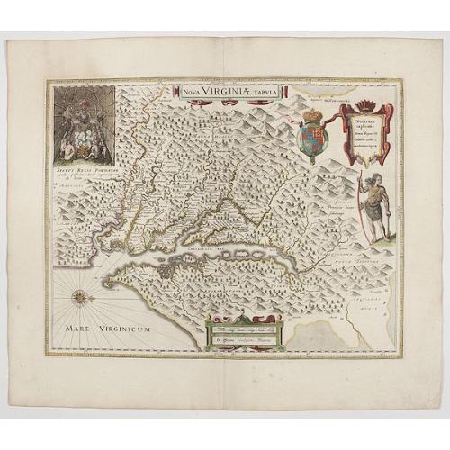 Old map image download for Nova Virginiae Tabula.