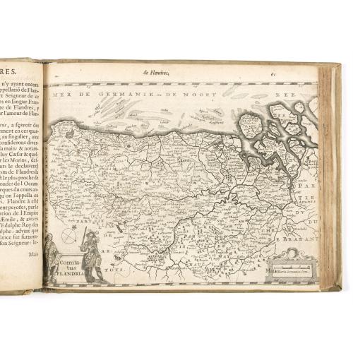 Old map image download for La Flamboyante Colomne des Pays-Bas. Autrement dict les XVII Provinces. Chez Jacob Colom.