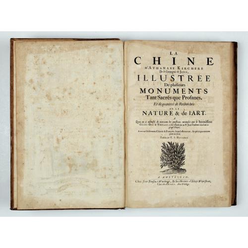 Old map image download for La Chine d'Athanase Kirchere de la compagnie de Jesus, illustrée de plusieurs monuments tant sacrés que profanes et de quantité de recherches de la nature. . .