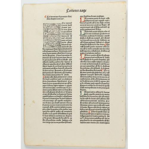 [La Mer des Histoires].La tierce aage. Feuillet VIIIrrXIX rir