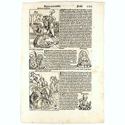 Sexta Etas Mundi. Folium. CVII. [the martyr of Simon]