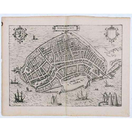 Old map image download for Dordrecht.