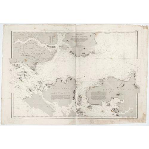 Old map image download for Mer de Chine - Detroit De Singapour Partie Comprise Entre Singaour et Le Dett. De Malacca d'apres les travaux du Commr. J.W. Reed de la Marine Royale d'Angleterr...