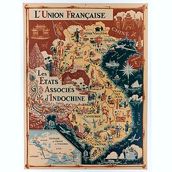 L'Union Française - Les Etats Associés d'Indochine.