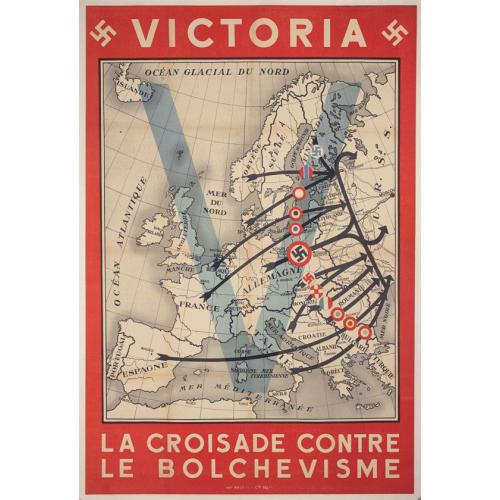 Old map image download for Victoria - La Croisade contre le Bolchevisme.