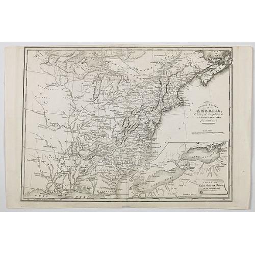 Old map image download for United States of America, Exhibiting the Seat of War on the Canadian Frontier from 1812 to 1815.