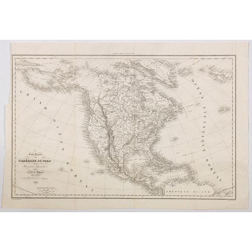 Old map image download for Carte Generale de L'Amerique du Nord et des Iles qui en dependent. . .