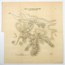 Battle of Driefontein, 10th March, 1900. Situation about 5.30pm.