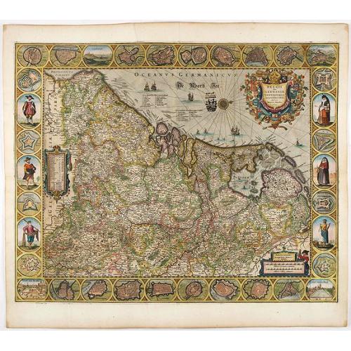 Old map image download for Belgii sive Germaniae Inferioris accuratissima tabula.