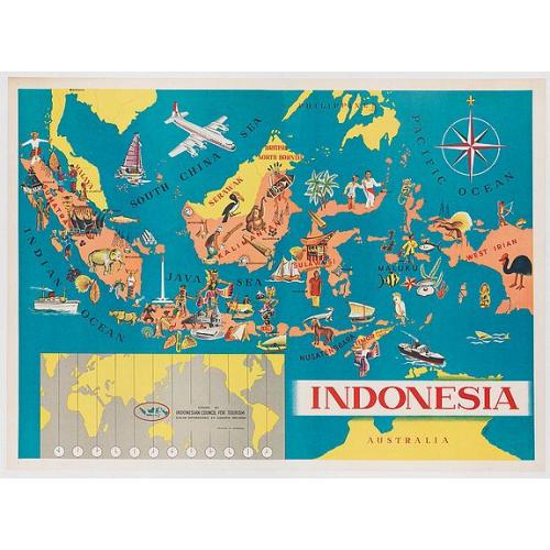 Old map image download for Indonesia.