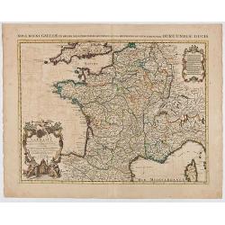 La France Dressée sur un grand nombre de Cartes particulières manuscrites ou imprimées levées sur les lieux et conférées avec les Itinéraires
