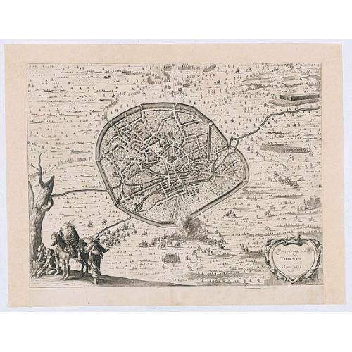 Old map image download for Veroveringe van Thienen Anno 1635