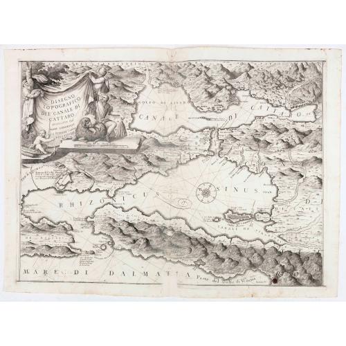 Old map image download for Disegno topografico del canale di Cattaro . . .