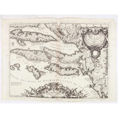 Old map image download for Stato di Ragusi Bocca del fiume Narenta, Isole di Lesina . . .