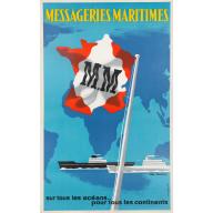 Messageries Maritimes, sur tous les océans, pour tous les continents.