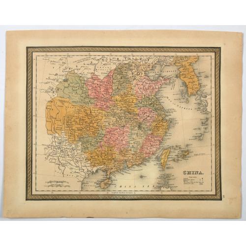 Old map image download for China.