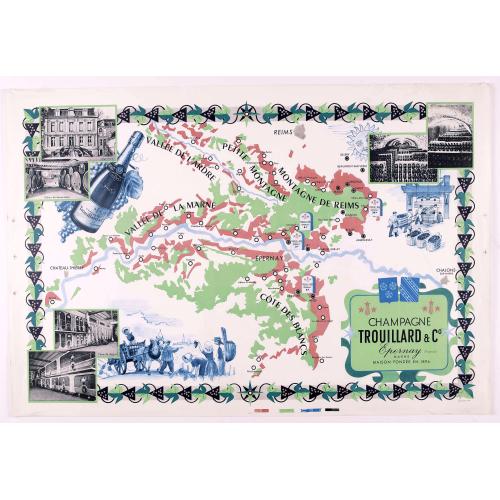 Old map image download for Champagne Trouillard & C.