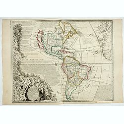 [World and 4 continents] Carte Geographique Astronomique Chronologique et Historique du Monde.