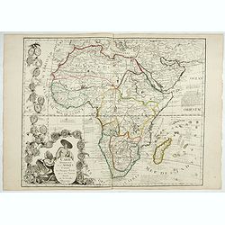 [World and 4 continents] Carte Geographique Astronomique Chronologique et Historique du Monde.