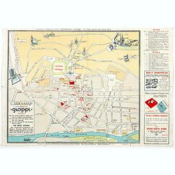 Souvenir Guide Map of Cairo.