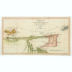 Charte von den Inseln Trinidad, Tabago und Margaretha, dem Busen von Paria, und einem Theile von Cumana.