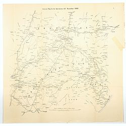 General Map for the Operations till November, 1900