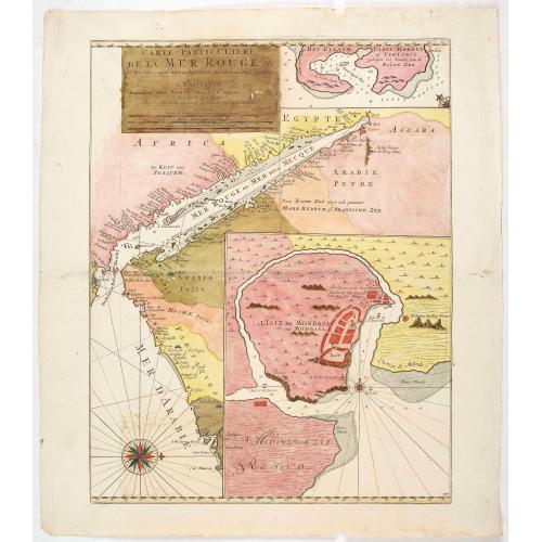 Old map image download for Carte Particuliere de la Mer Rouge &c.