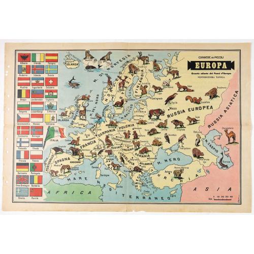 Old map image download for Europa - Grande Atlante dei Paesi d'Europa Ventiduesima Tavola.