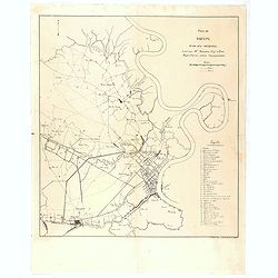 Plan de Saïgon et de ses environs, Levé par M. Foester, Capitaine d'état major.