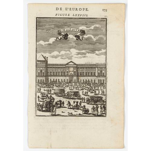 Old map image download for Face Du Louvre.