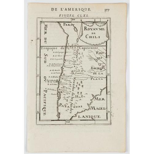 Old map image download for Royaume de Chili.