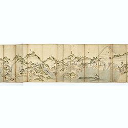 ‘Tosai Kairiku no Zu’ [Route map of Japan from East to west by land and sea]