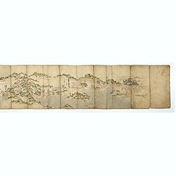 ‘Tosai Kairiku no Zu’ [Route map of Japan from East to west by land and sea]