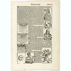 Sexta etas mundi CXCVIII - Page from: Liber chronicarum Nuremberg.