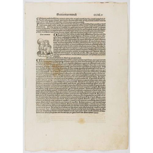 Sexta etas Mundi. Folium. CCXLV