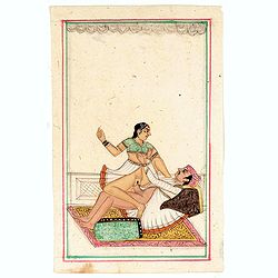 Indian painting on paper.