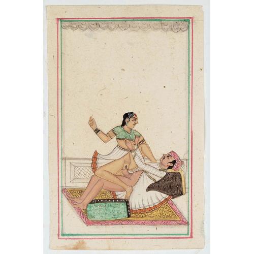 Indian painting on paper.