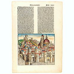 Tercia Etas Mundi. Foliu XXIII. [Damascus and Trier)