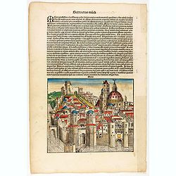 Terta Etas Mundi. Foliu CX [With view of Metz]