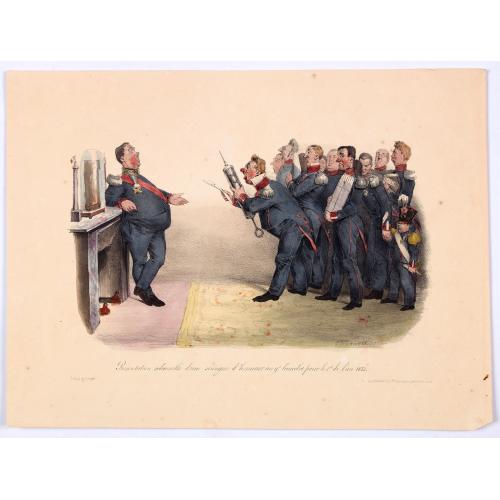 Old map image download for Presentation solemnelle d'une seringue d'honneur au generale lancelot pour le 1st de l'an 1832,