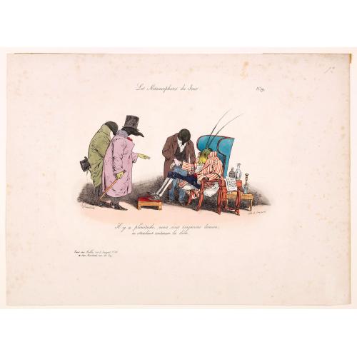 Old map image download for Les Metamorphoses du Jour. No.39