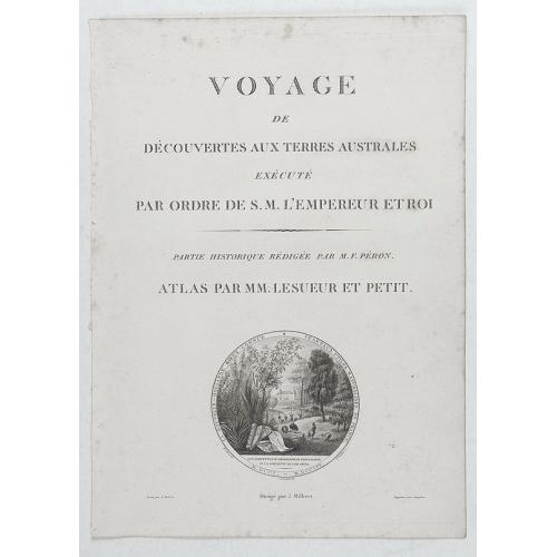 Old map image download for [Title page] Voyage de découvertes aux terres Australes.