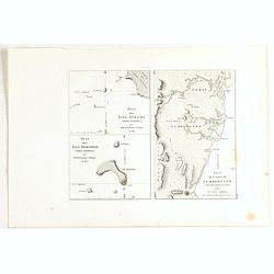 Plan des Iles Jérôme [with] Plan des Iles Berthier [with] Plan du Comté de Cumberland.