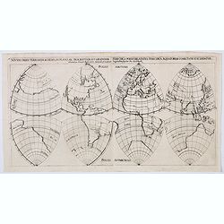 Novum Orbis Terrarum Schema, In Plano Sic Descriptum, ut Graduumtum Circa Polos. . .