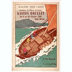 Salon des Cent, exposition de l'œuvre de Gaston Roullet du 8 au 28 février 1895.