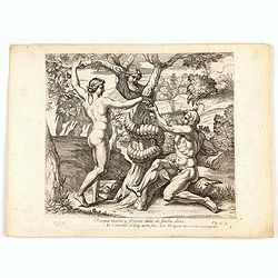 Decepta Mulier a serpente tulit de fructu illius, et comedit, deditg.uiro suo . . . (Plate 6)